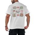 Christmas Book Lover Reading Reader Men Women Kids Xmas Men's Back Print T-Shirt Christmas Book Lover Reading Reader Men Women Kids Xmas Men's Back Print T-Shirt