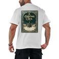 A Christmas Carol Book Cover By Charles Dickens Men's Back Print T-Shirt