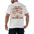 Christmas Smut Book On The Naughty List For Reading Smut Men's Back Print T-Shirt