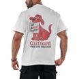Clifford The Big Red Dog Let's Read Together Vintage Book Men's Back Print T-Shirt Clifford The Big Red Dog Let's Read Together Vintage Book Men's Back Print T-Shirt