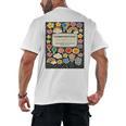 Composition Notebook Costume Teacher Matching Halloween Book Men's Back Print T-Shirt Composition Notebook Costume Teacher Matching Halloween Book Men's Back Print T-Shirt