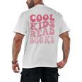 Cool Kids Read Books Library Book Reader Book Nerd Men's Back Print T-Shirt Cool Kids Read Books Library Book Reader Book Nerd Men's Back Print T-Shirt