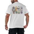 Coquette Bookworm Reading Enthusiast Book Lover Book Men's Back Print T-Shirt Coquette Bookworm Reading Enthusiast Book Lover Book Men's Back Print T-Shirt