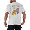 Cozy Vibes Atmospheric Introvert Men's Back Print T-Shirt