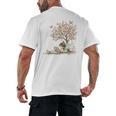 Cute Fairy Reading Fairycore Aesthetic Book Lover Men's Back Print T-Shirt Cute Fairy Reading Fairycore Aesthetic Book Lover Men's Back Print T-Shirt