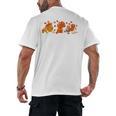 Cute Turkey Reading Book Librarian Bookworm Thanksgiving Men Men's Back Print T-Shirt Cute Turkey Reading Book Librarian Bookworm Thanksgiving Men Men's Back Print T-Shirt