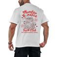 Dark Romance Reader Reading Monster Romance Book Club Men's Back Print T-Shirt