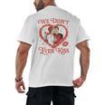 We Didn't Even Kiss Hockey Romance Book Men's Back Print T-Shirt