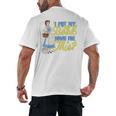 Disney Princess Belle I Put My Book Down For This Men's Back Print T-Shirt