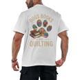 Dogs Books And Quilting Men's Back Print T-Shirt