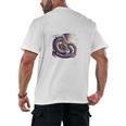 Dragon Fantasy Book Lover And Apparel Probably Reading About Dragons Men's Back Print T-Shirt