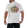 Fall Book Pumpkin Fall Librarians Bookworm Teachers Students Men's Back Print T-Shirt Fall Book Pumpkin Fall Librarians Bookworm Teachers Students Men's Back Print T-Shirt