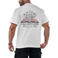 Floral Book A New Chapter Begins Retired 2026 Retirement Men's Back Print T-Shirt Floral Book A New Chapter Begins Retired 2026 Retirement Men's Back Print T-Shirt