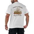 Forget Flowers Buy Me Books Book Lover Men's Back Print T-Shirt Forget Flowers Buy Me Books Book Lover Men's Back Print T-Shirt