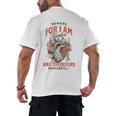 Frankenstein Mary Shelley Book Lovers Library Gothic Men's Back Print T-Shirt