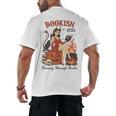 Halloween Bookish Witchy Book Club Hot Girls Read Men's Back Print T-Shirt