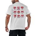 Heart Holding Reading Books Valentine Teacher Book Lover Men's Back Print T-Shirt Heart Holding Reading Books Valentine Teacher Book Lover Men's Back Print T-Shirt