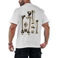 Hip And Leg Bones Book Print Vintage Human Bones Men's Back Print T-Shirt Hip And Leg Bones Book Print Vintage Human Bones Men's Back Print T-Shirt