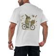 On My Way To Hoard Books And Cause Chaos Men's Back Print T-Shirt On My Way To Hoard Books And Cause Chaos Men's Back Print T-Shirt