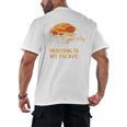 Hunting Is My Escape Introvert Hunter Antisocial Raglan Baseball Tee Men's Back Print T-Shirt Hunting Is My Escape Introvert Hunter Antisocial Raglan Baseball Tee Men's Back Print T-Shirt