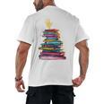 I'm OK Reading Books Library Bookworm Bookish Book Lover Men's Back Print T-Shirt I'm OK Reading Books Library Bookworm Bookish Book Lover Men's Back Print T-Shirt