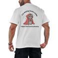 I’m Staying Home Today Cat Introvert Homebody Men's Back Print T-Shirt I’m Staying Home Today Cat Introvert Homebody Men's Back Print T-Shirt
