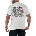 Imagine Being Afraid Of Drag Queens & Books Equality Men's Back Print T-Shirt Imagine Being Afraid Of Drag Queens & Books Equality Men's Back Print T-Shirt