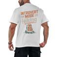 Introvert Mode Hiking Activated Hiker Men's Back Print T-Shirt Introvert Mode Hiking Activated Hiker Men's Back Print T-Shirt