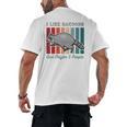 Introvert Raccoon Animal Lover Trash Panda Antisocial Retro Men's Back Print T-Shirt