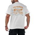 For Introverts For Introverts Premium Men's Back Print T-Shirt For Introverts For Introverts Premium Men's Back Print T-Shirt