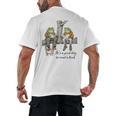 It's A Good Day To Read A Book Frog Toad Men's Back Print T-Shirt