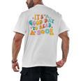 It’s A Good Day To Read A Book Reading Bookworm Reader Men's Back Print T-Shirt