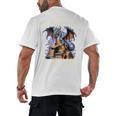 It's Not Hoarding If It's Books Reading Bookworm Reader Men's Back Print T-Shirt