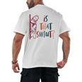 Jesus God Smut Reader Smut Reading Book Is That Smut Men's Back Print T-Shirt