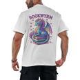 Just a Girl Who Loves Dragons And Books Men's Back Print T-Shirt