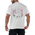 Just One More Chapter Mushrooms Gothic Skeleton Book Lover Premium Men's Back Print T-Shirt