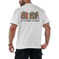 If You Know You Know 6 7 Reading Books Christmas Men's Back Print T-Shirt If You Know You Know 6 7 Reading Books Christmas Men's Back Print T-Shirt