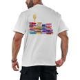 Librarian I'm Okay Book Reader Library Book Men's Back Print T-Shirt Librarian I'm Okay Book Reader Library Book Men's Back Print T-Shirt