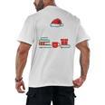 Library Crew Book Lovers Librarian Xmas Holiday Christmas Men's Back Print T-Shirt