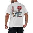 Love Books Reading Men's Back Print T-Shirt