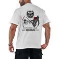 Love Me Like My Demons Do Dark Romance Merch Smutty Book Men's Back Print T-Shirt