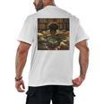 Melanin Afro Women Educated Reading Book History Girls Men's Back Print T-Shirt