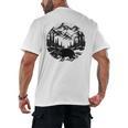 Monster Squonk In Forest Folklore Cryptid Introvert Men's Back Print T-Shirt