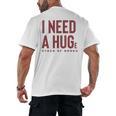 i Need a Huge Stack Of Books Men's Back Print T-Shirt