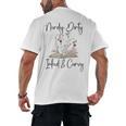 Nerdy Dirty Inked & Curvy ShirtSmutty Book TeesSmut Reader Men's Back Print T-Shirt