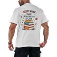 Nerdy Moms Raise Interesting Kids Books Science Men's Back Print T-Shirt