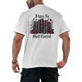 I Have No Shelf Control Dark Academia Book Lover TBR Men's Back Print T-Shirt