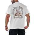 North Pole Book Club Christmas Xmas Hot Cocoa Bookish Men's Back Print T-Shirt North Pole Book Club Christmas Xmas Hot Cocoa Bookish Men's Back Print T-Shirt