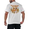 We Do Not Care Club WDNC Reading Book Boho Floral Men's Back Print T-Shirt We Do Not Care Club WDNC Reading Book Boho Floral Men's Back Print T-Shirt
