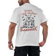 Oops I Got Another Book Boo Ghost Read Book Men's Back Print T-Shirt